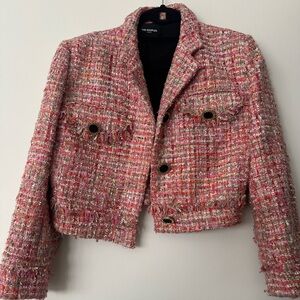 The Kooples tweed jacket sz 1